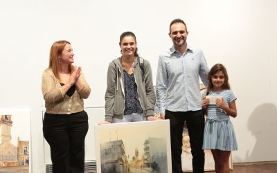 Ana María Monzó guanya el premi especial del Casino Musical en el XVI concurs de pintura ràpida