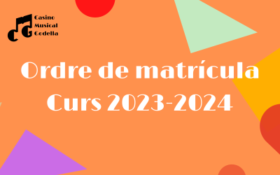 Ordre de matrícula curs 2023-2024