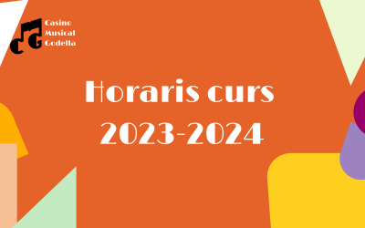 Horaris Escola Curs 2023-2024