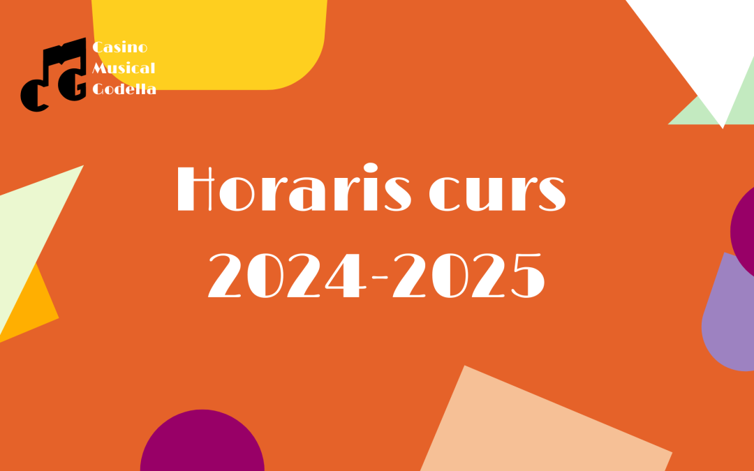 Horaris Escola Curs 2024-2025